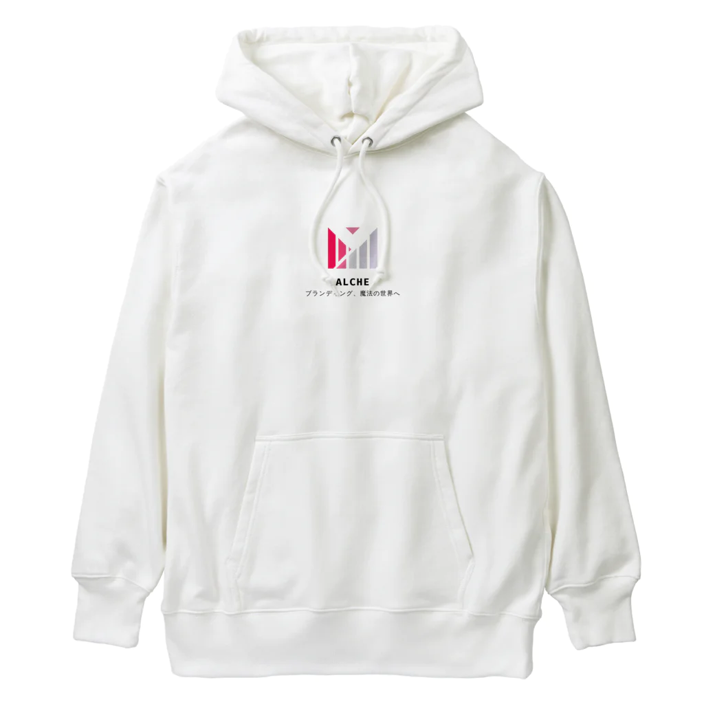 原田秀馬🐶株式会社ALCHE代表のALCHE会社ロゴ Heavyweight Hoodie