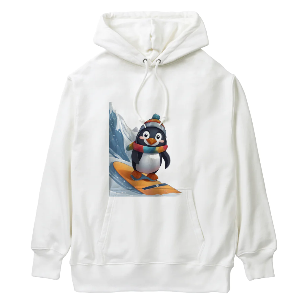 Gloriousのペンギンの冒険スノーボードパーティ Heavyweight Hoodie