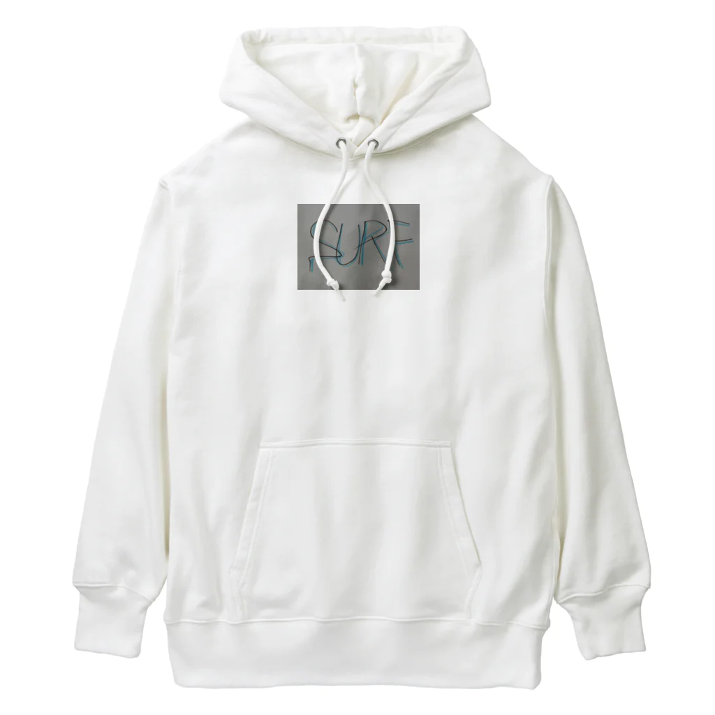 SURF810のSURF 文字(青影) Heavyweight Hoodie