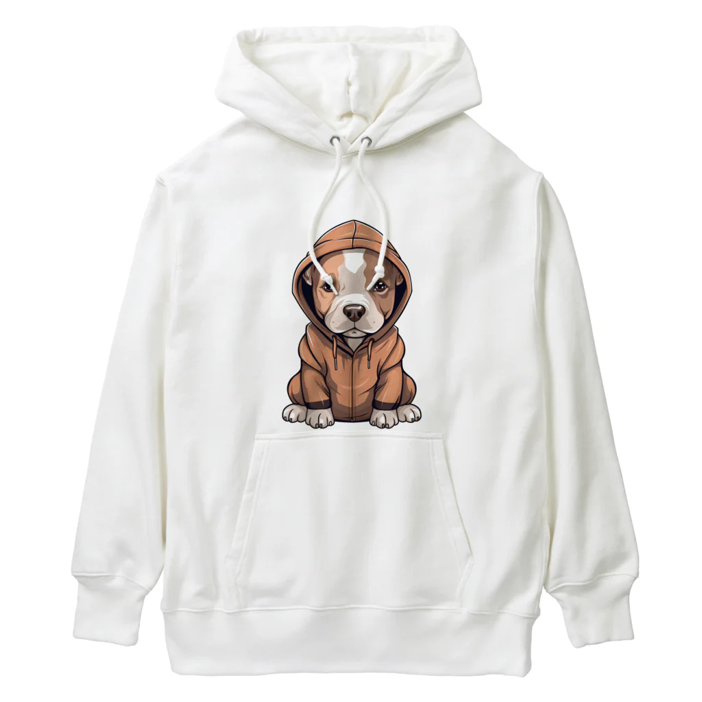 Vasetti_pressのパーカーを着ているピットブル Heavyweight Hoodie