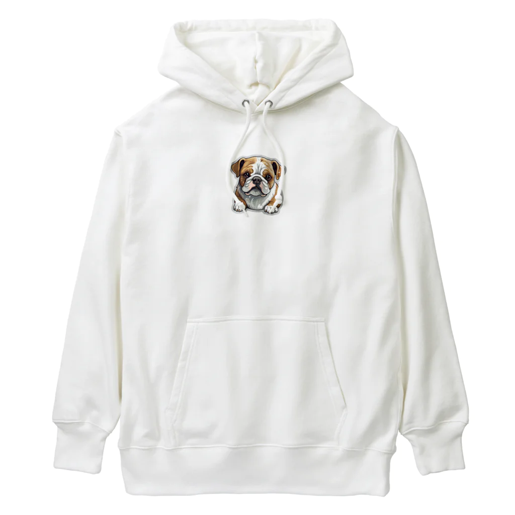 はむはむぴょんのブルドッグ Heavyweight Hoodie