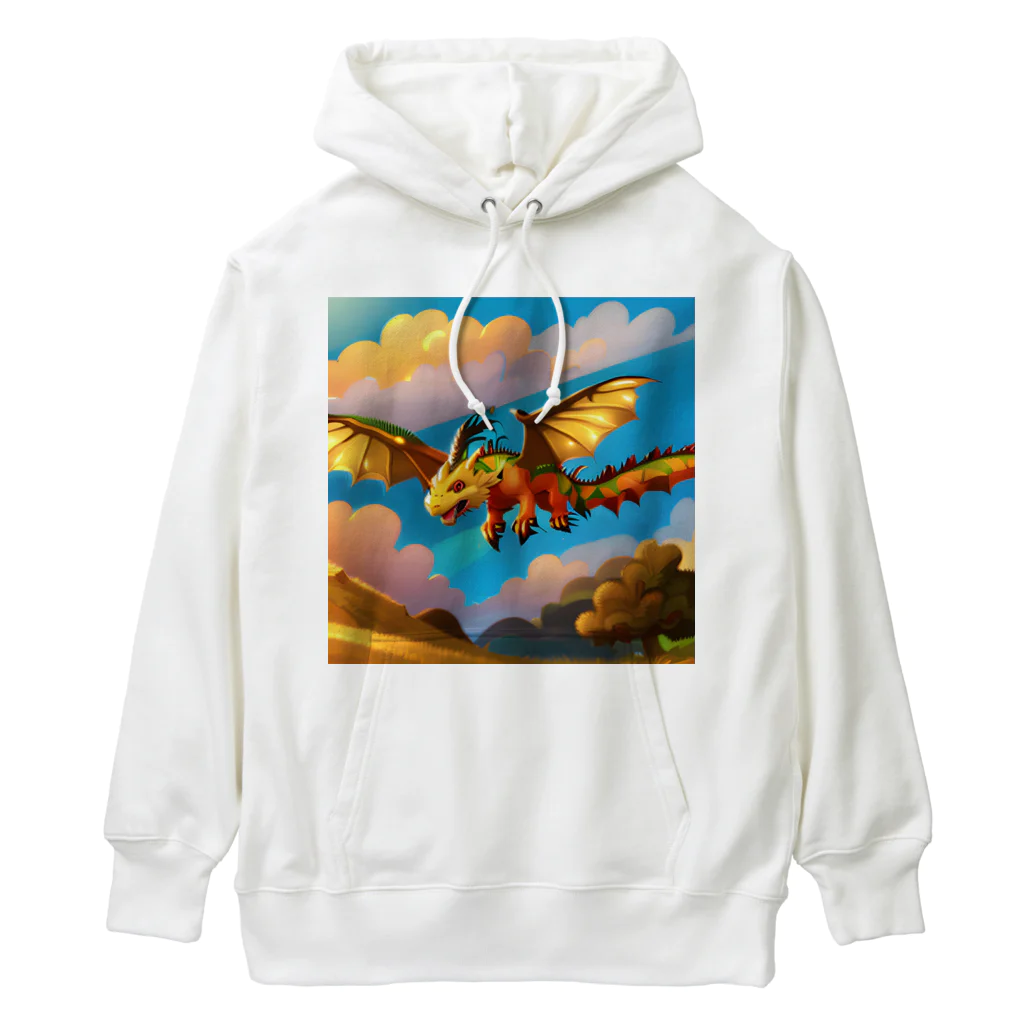 Wakuryuの八恩森の守り空龍　 Heavyweight Hoodie