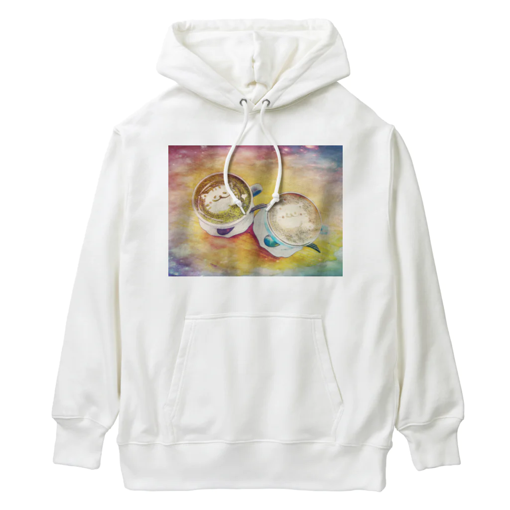 _zombieの猫のラテアート Heavyweight Hoodie