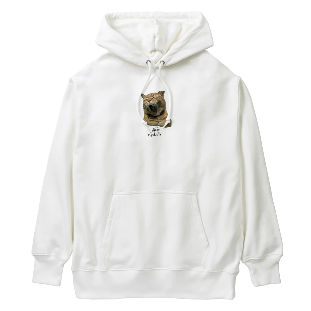 kikaku の猫ごじら Heavyweight Hoodie