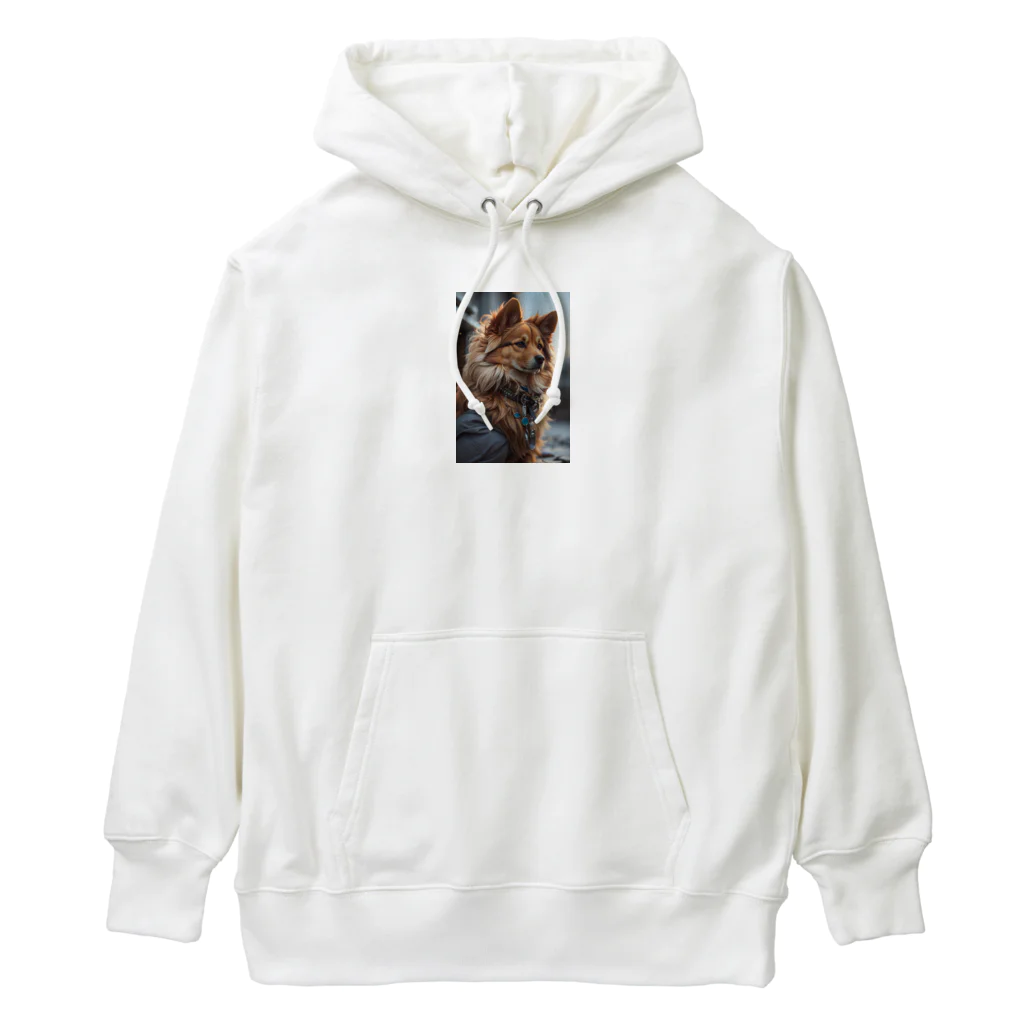 majuiceの凛々しい犬 Heavyweight Hoodie