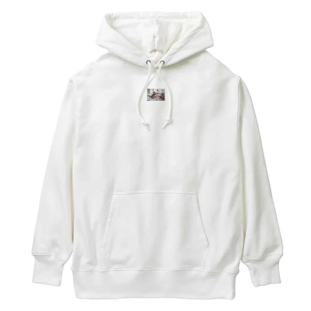 megu_suzuriのかわいい猫グッズ Heavyweight Hoodie