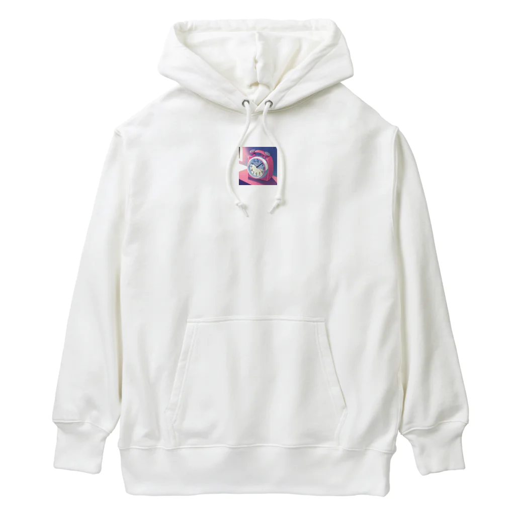 こてつくんAIのピンク置き時計 Heavyweight Hoodie