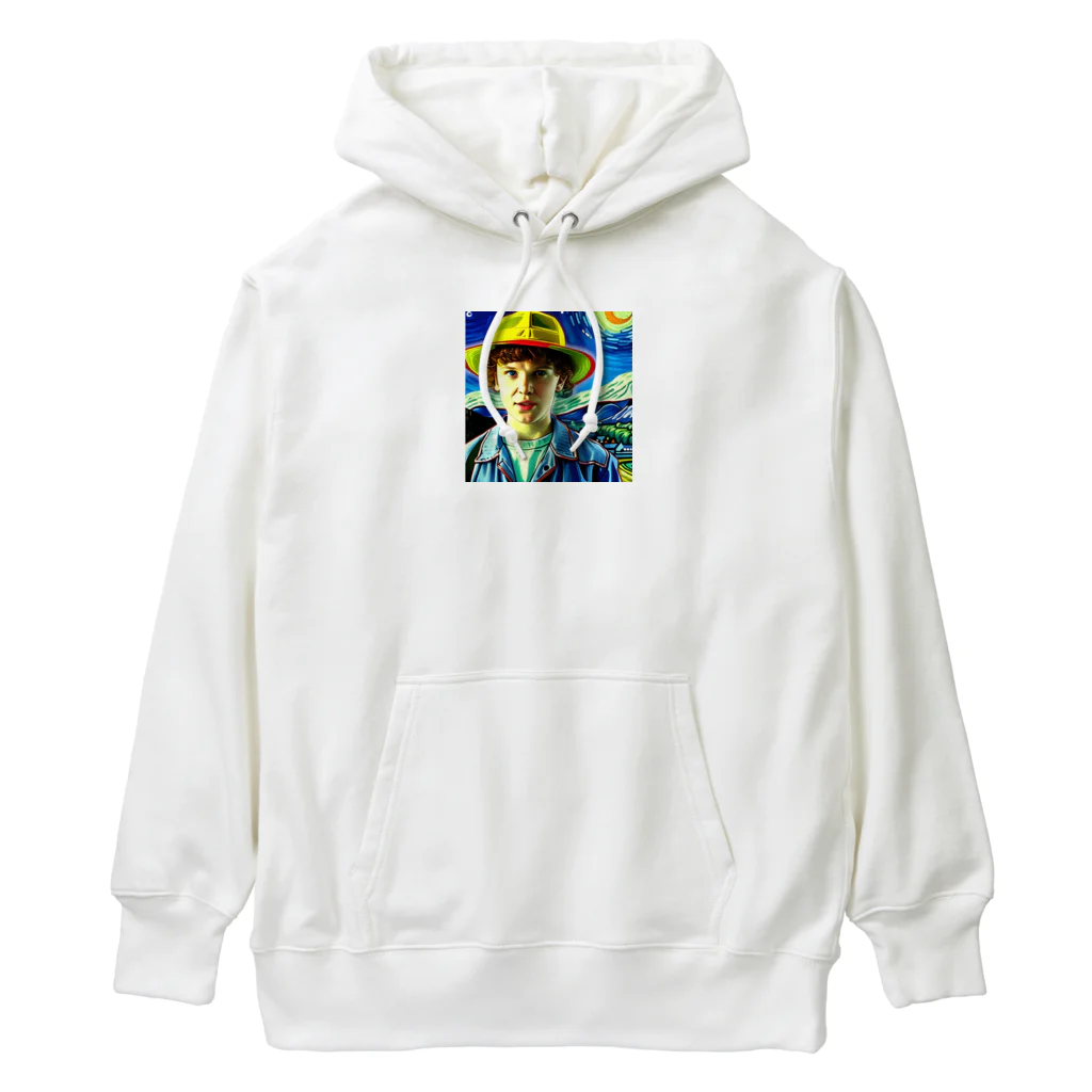 ラクダッピーのストレンジャーシングスイレブン星月夜に行ってみた Heavyweight Hoodie