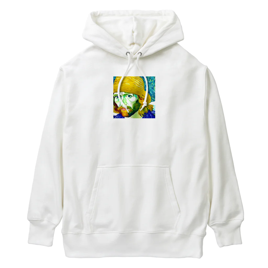 ラクダッピーのカードコバーン　ゴッホの世界へ Heavyweight Hoodie