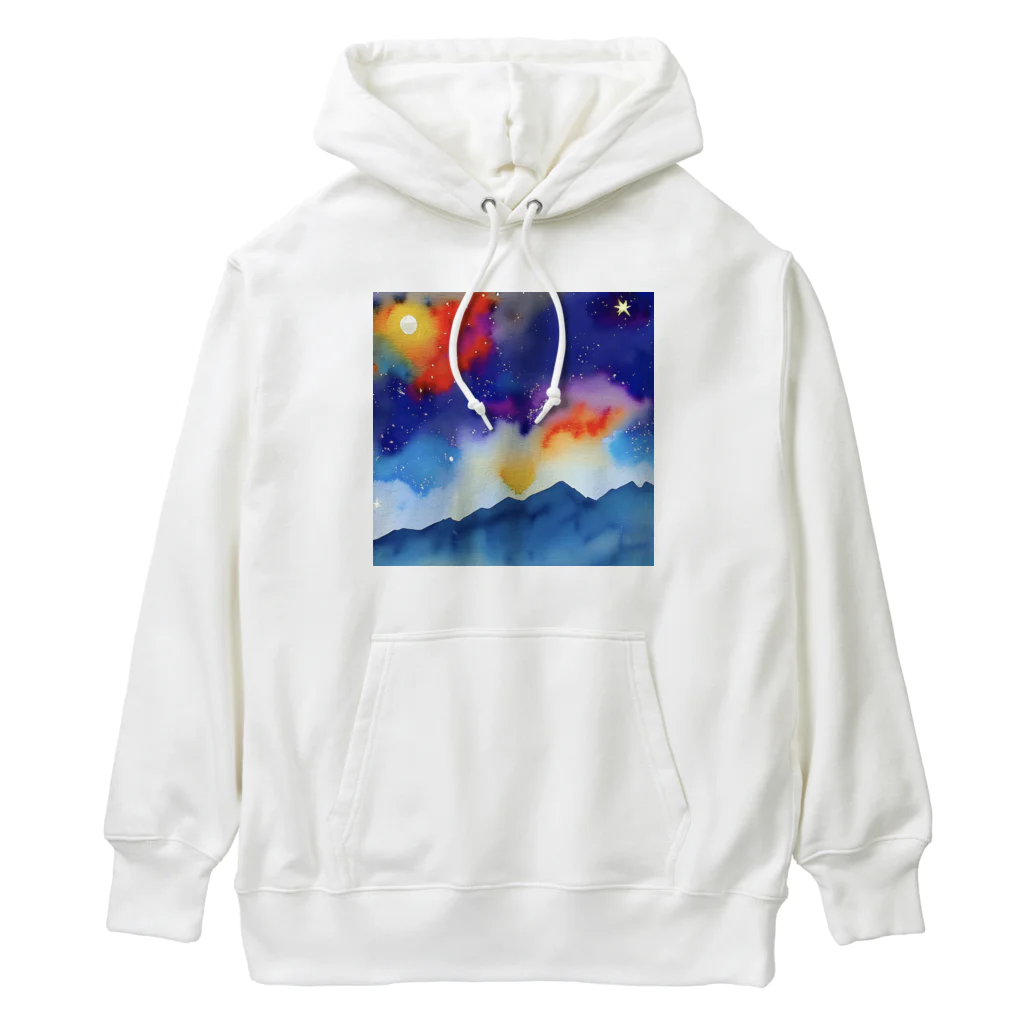 origami_11の星空 Heavyweight Hoodie