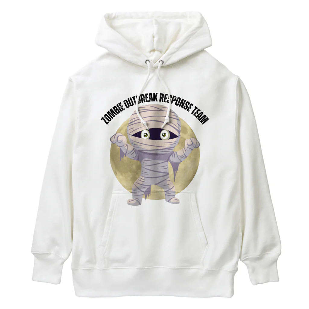 aidhiのハロウィン　かわいいミイラデザインス Heavyweight Hoodie