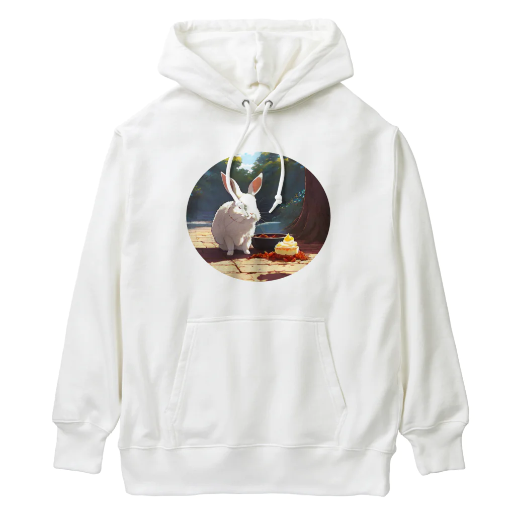 waffle2000のうさぎとスイーツ Heavyweight Hoodie