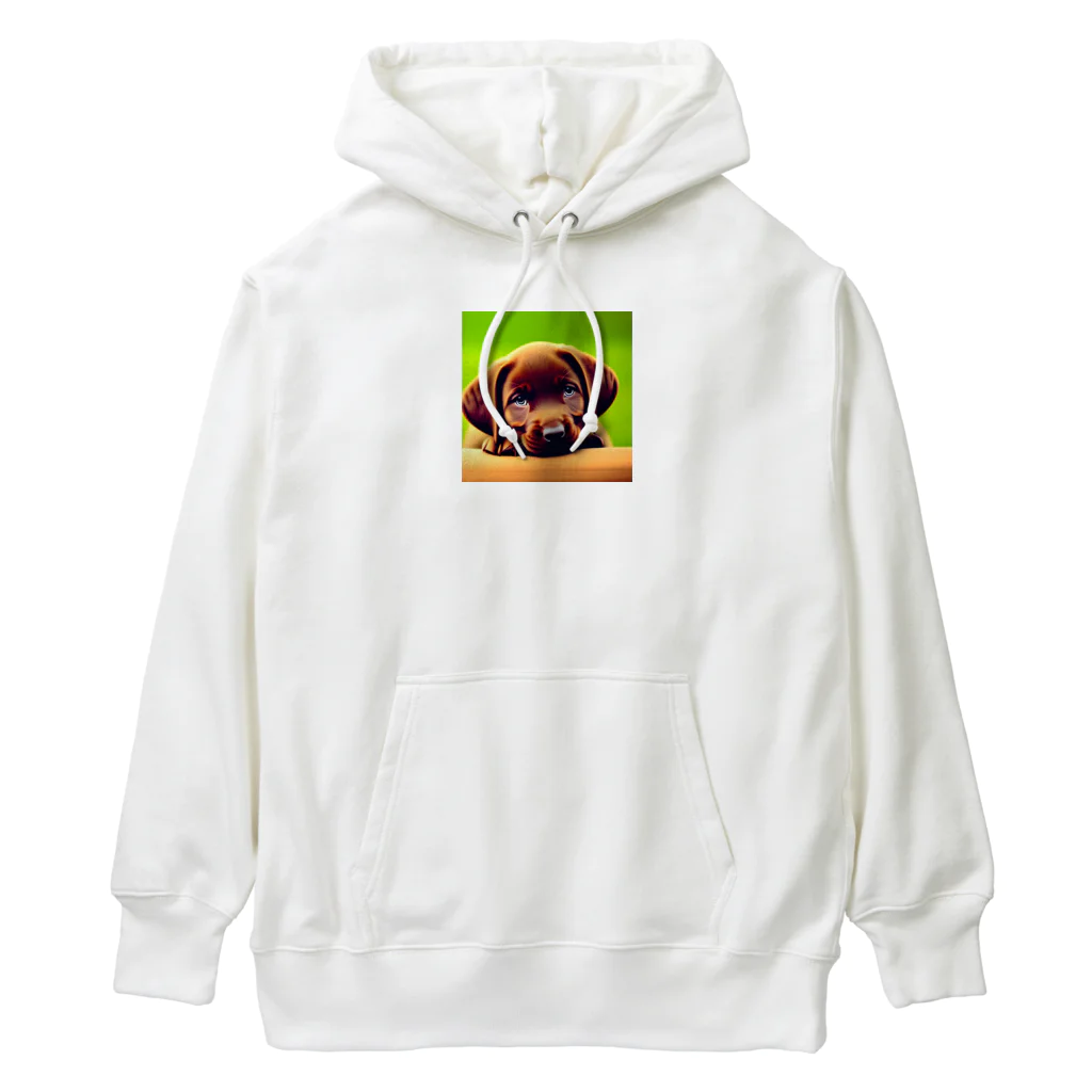 1103hiroのチョコラブ君 Heavyweight Hoodie