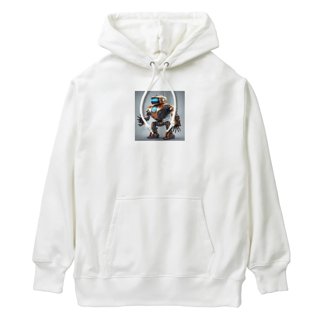 summerのショップのかっこいいロボットのイラストグッズ Heavyweight Hoodie