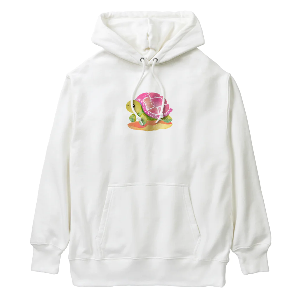 udのかわいいカメのイラストグッズ Heavyweight Hoodie