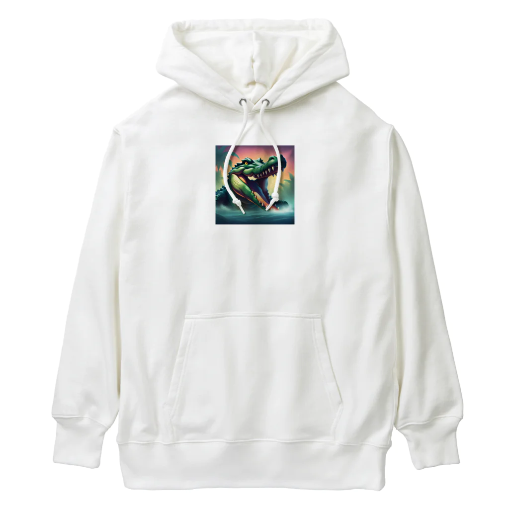 ワニが大好きなんですわのワニさん Heavyweight Hoodie