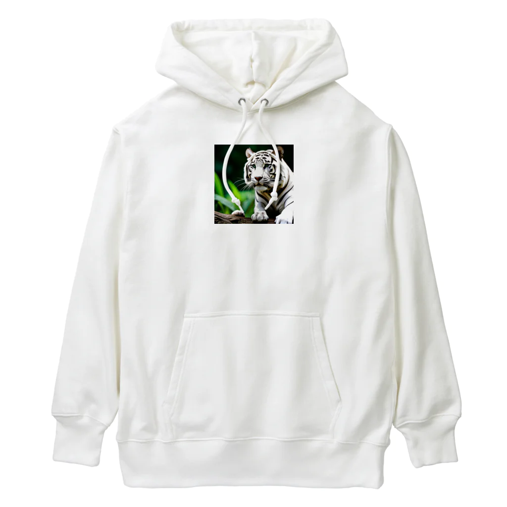 ショップルのホワイトタイガー グッズ プレミアムコレクション Heavyweight Hoodie