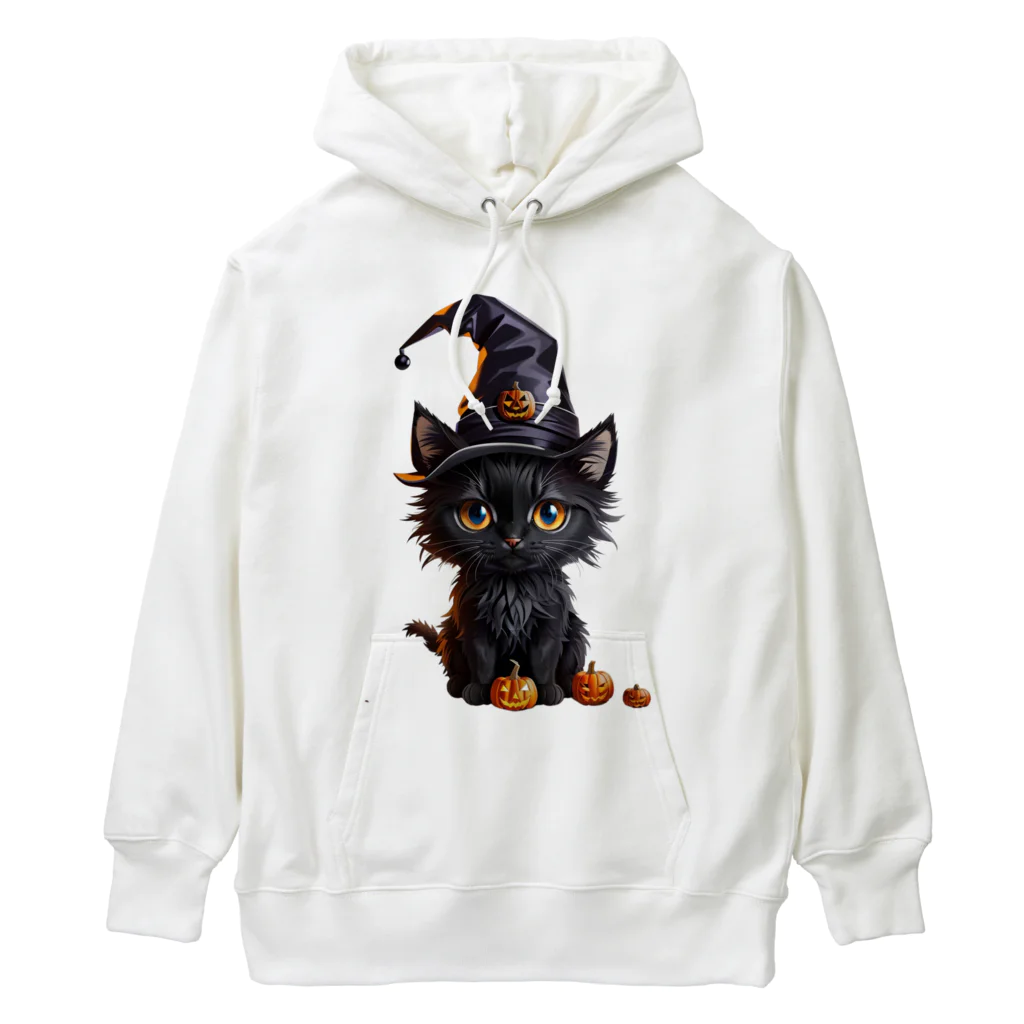 メガグッズの魔女っ子ねこ Heavyweight Hoodie