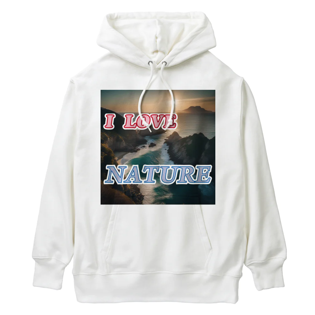 wataru-ingのI LOVE NATURE Heavyweight Hoodie