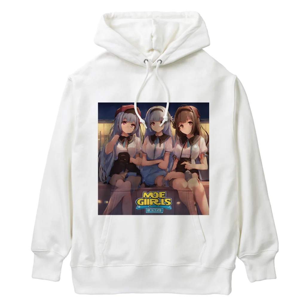 KAZU SHOPの萌え系　癒し女子 Heavyweight Hoodie