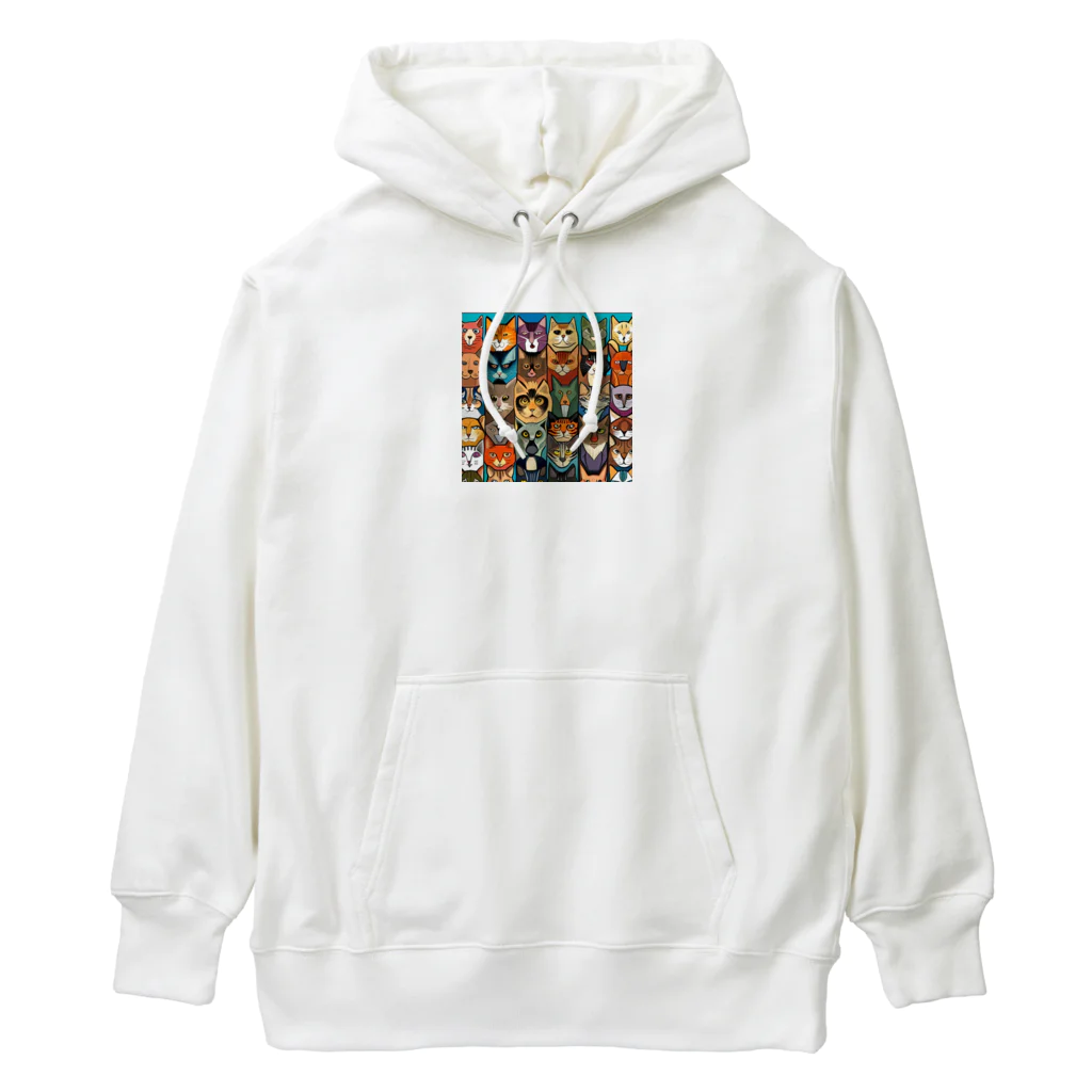 おざわの猫大集合 Heavyweight Hoodie