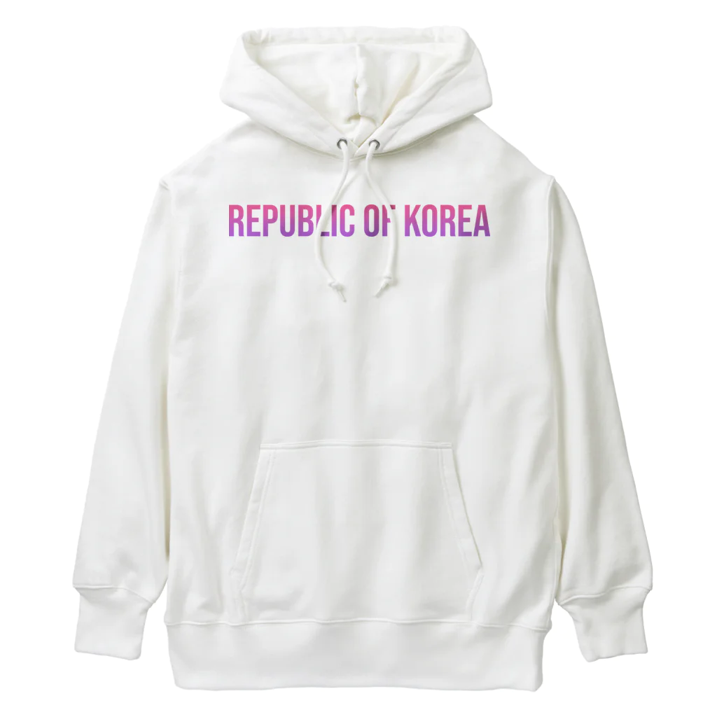 ON NOtEの韓国 ロゴピンク Heavyweight Hoodie