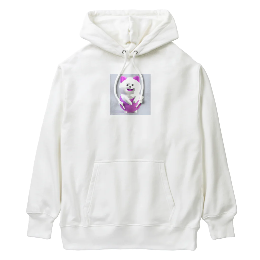 KSK_2の憎めない顔のポメラニアン Heavyweight Hoodie