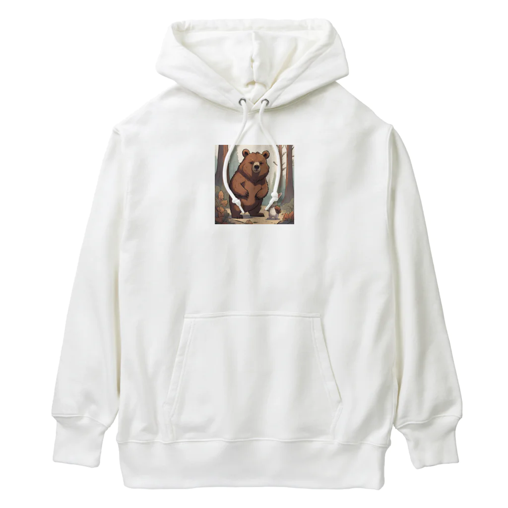 mimirandのLOVEなくまうさぎ　キュート Heavyweight Hoodie