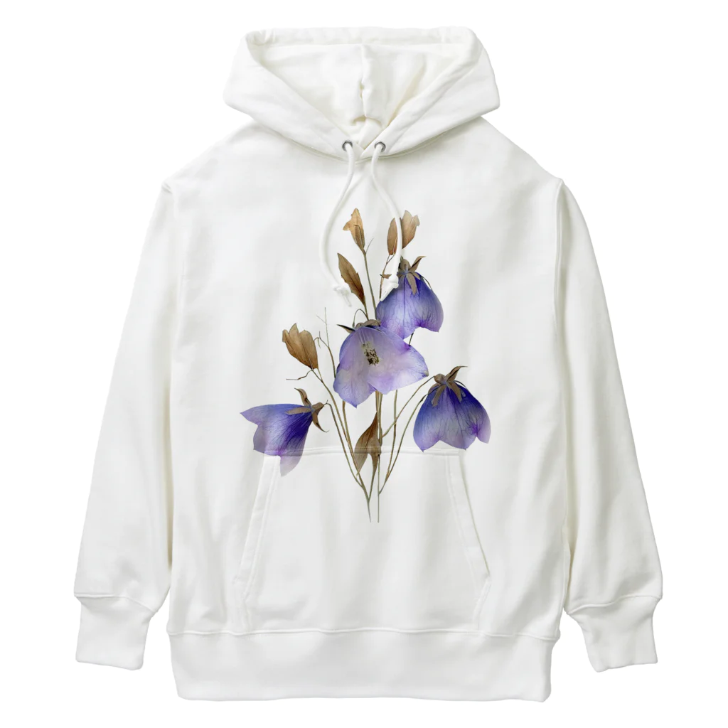 Atelier Petrichor Forestのキキョウ Chinese bellflower ヘビーウェイトパーカー