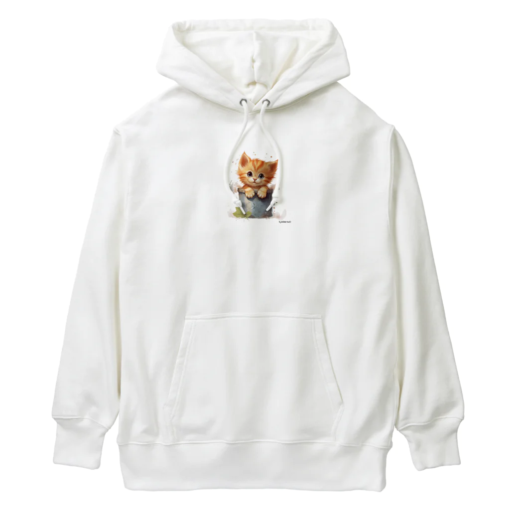 The Triplets Kkittensの三つ子ネコのアプル Heavyweight Hoodie