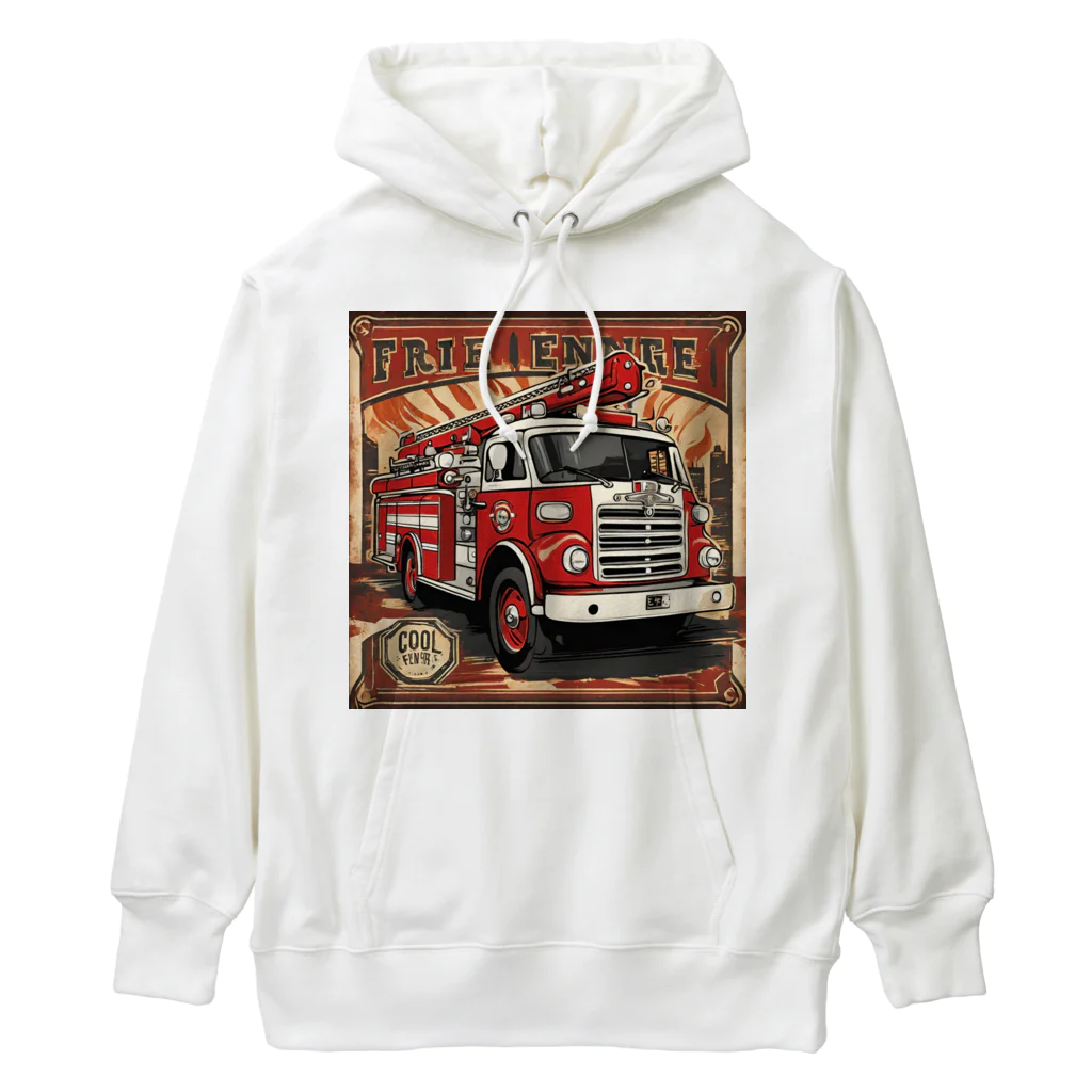 ビッグスマイルライフの消防車　cool Heavyweight Hoodie