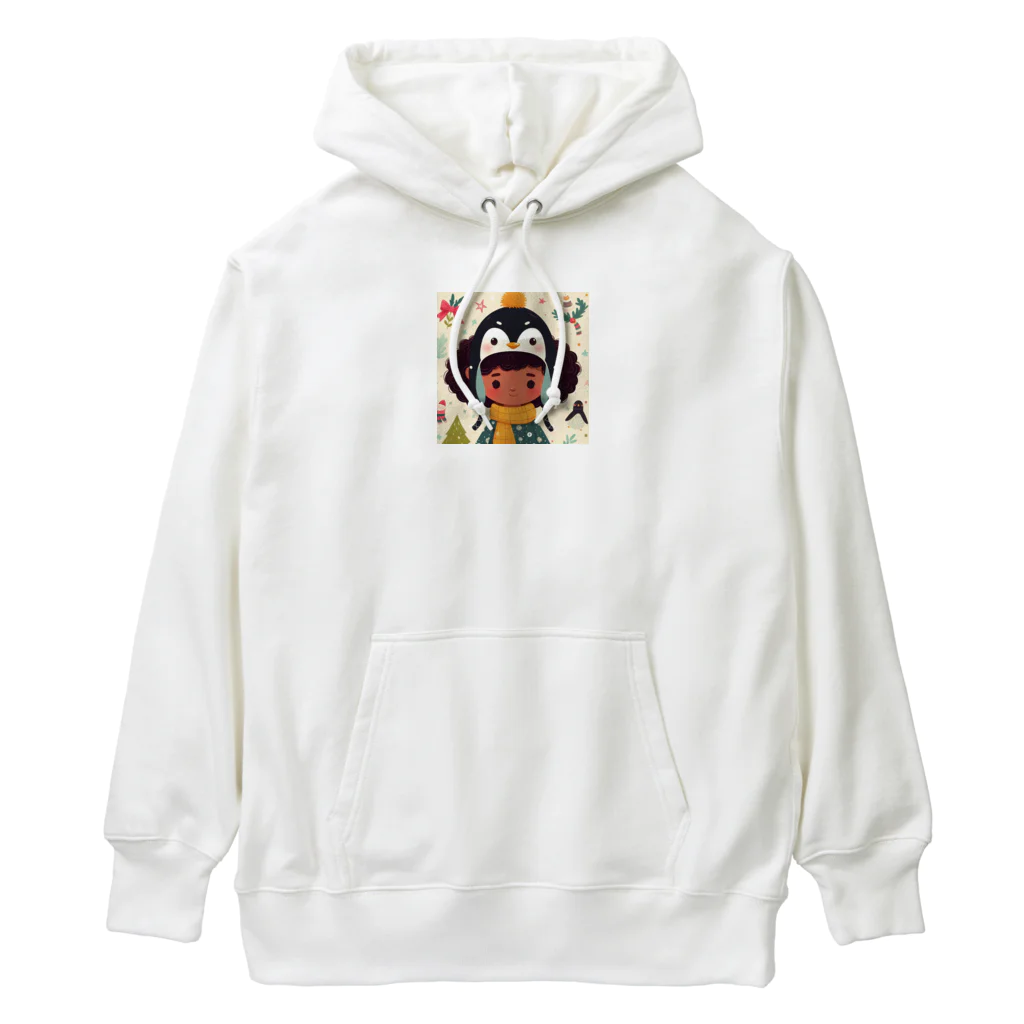 Lock-onのペンギン娘　10 Heavyweight Hoodie