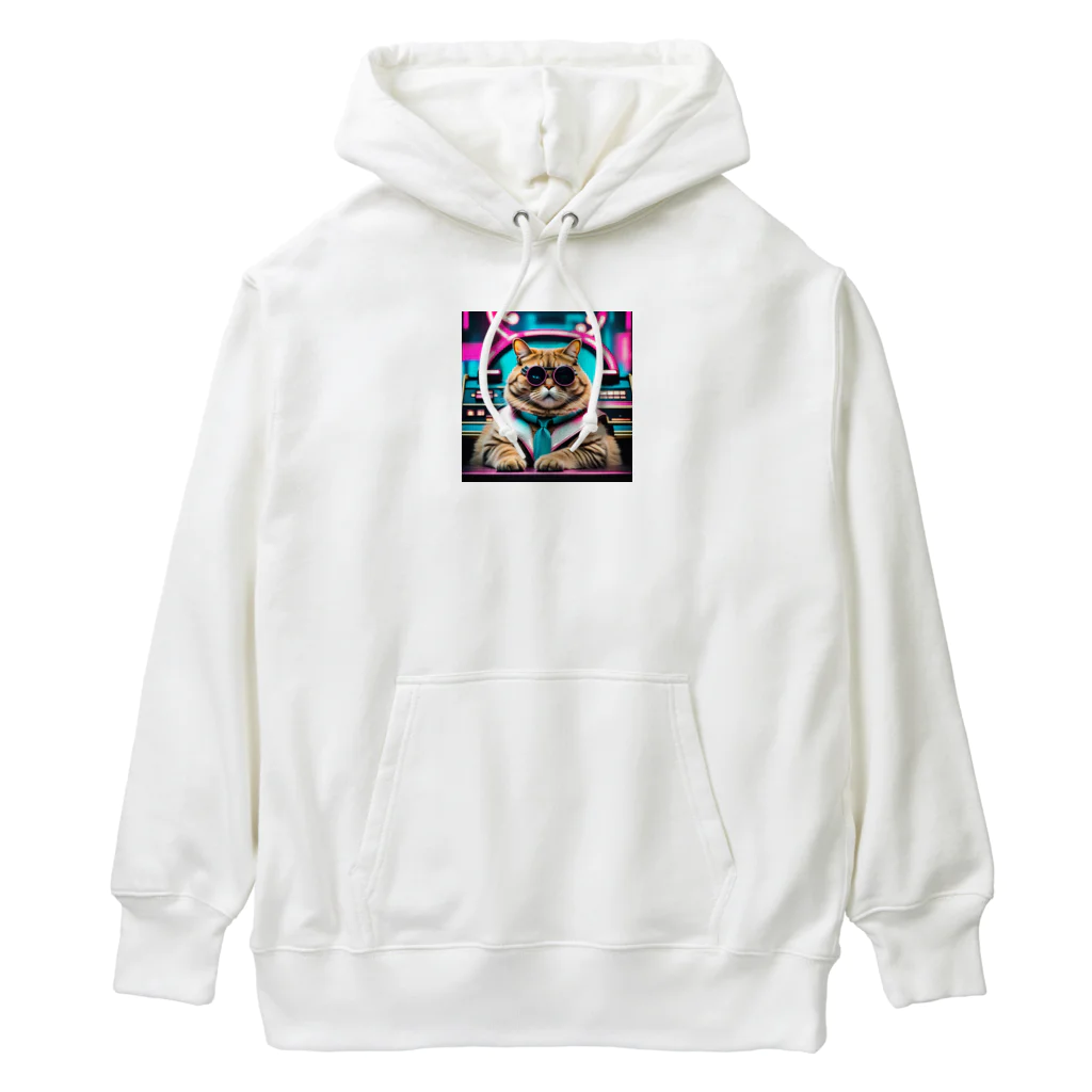 aoking_の近未来猫 Heavyweight Hoodie