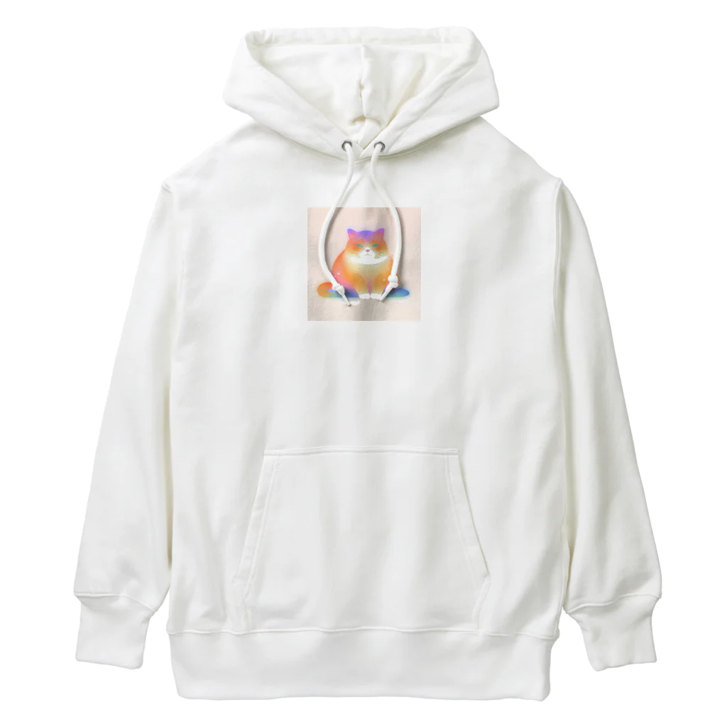 aoking_のグラデーション猫 Heavyweight Hoodie