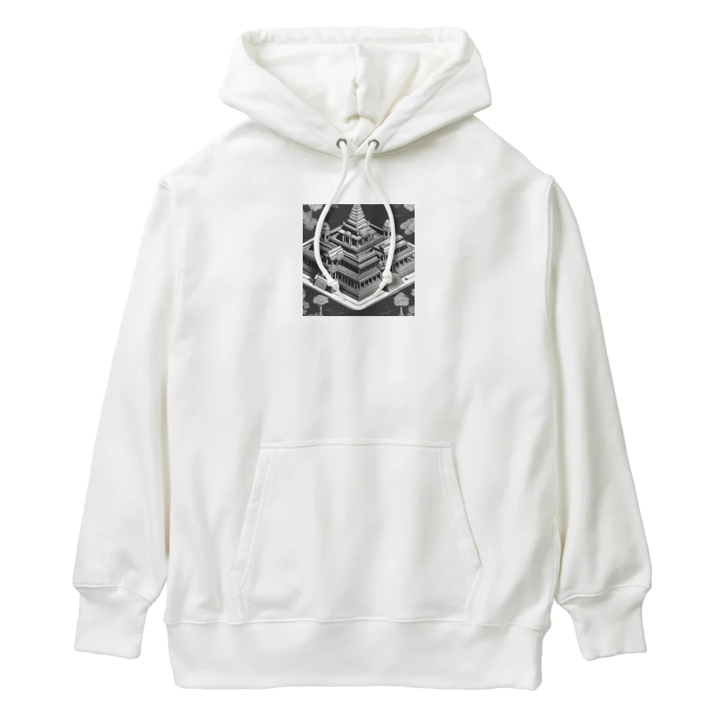 YoMiTの有名な観光スポットイメージ画像：アンコールワット（カンボジア） Heavyweight Hoodie