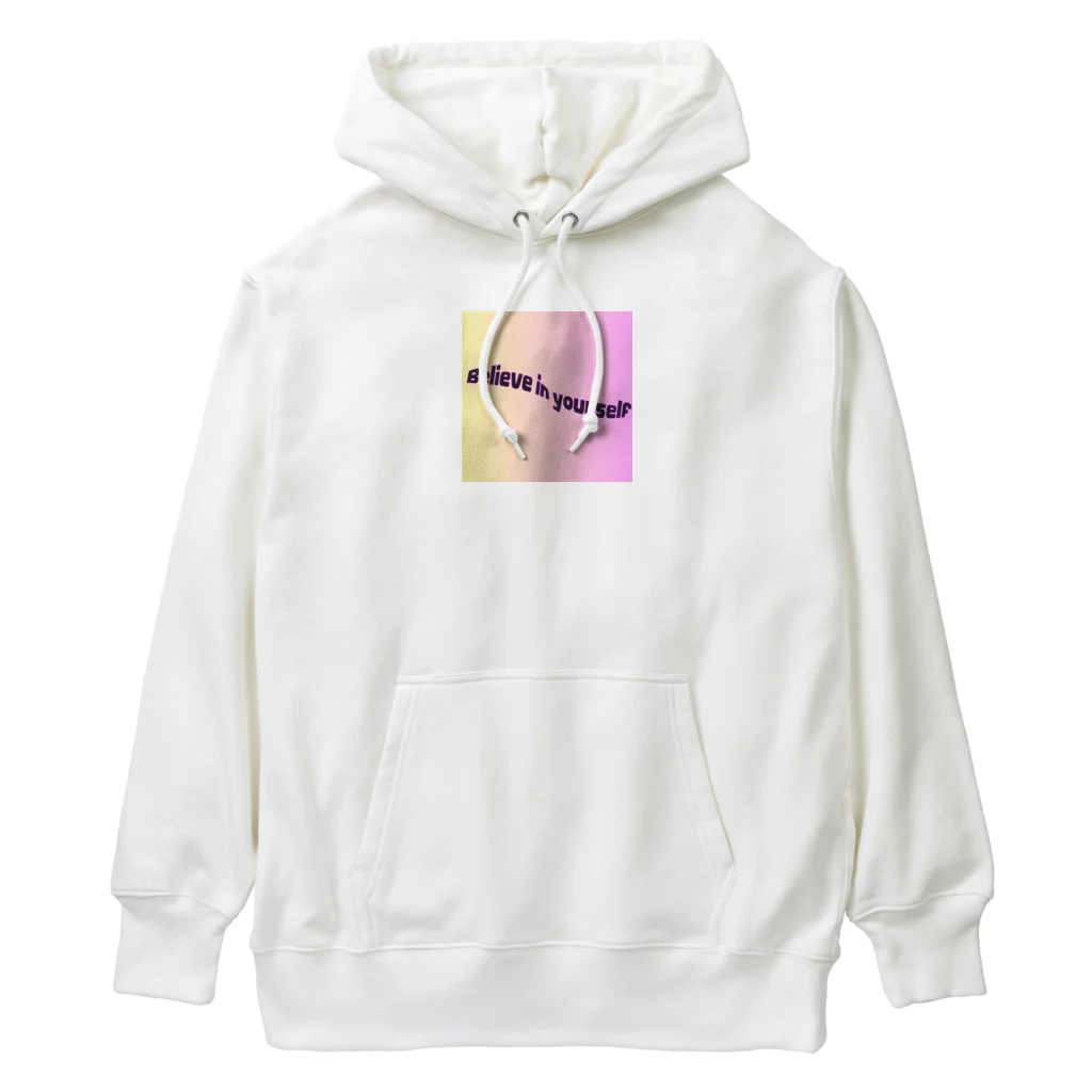 名もなきただの学生?の信じることの Heavyweight Hoodie