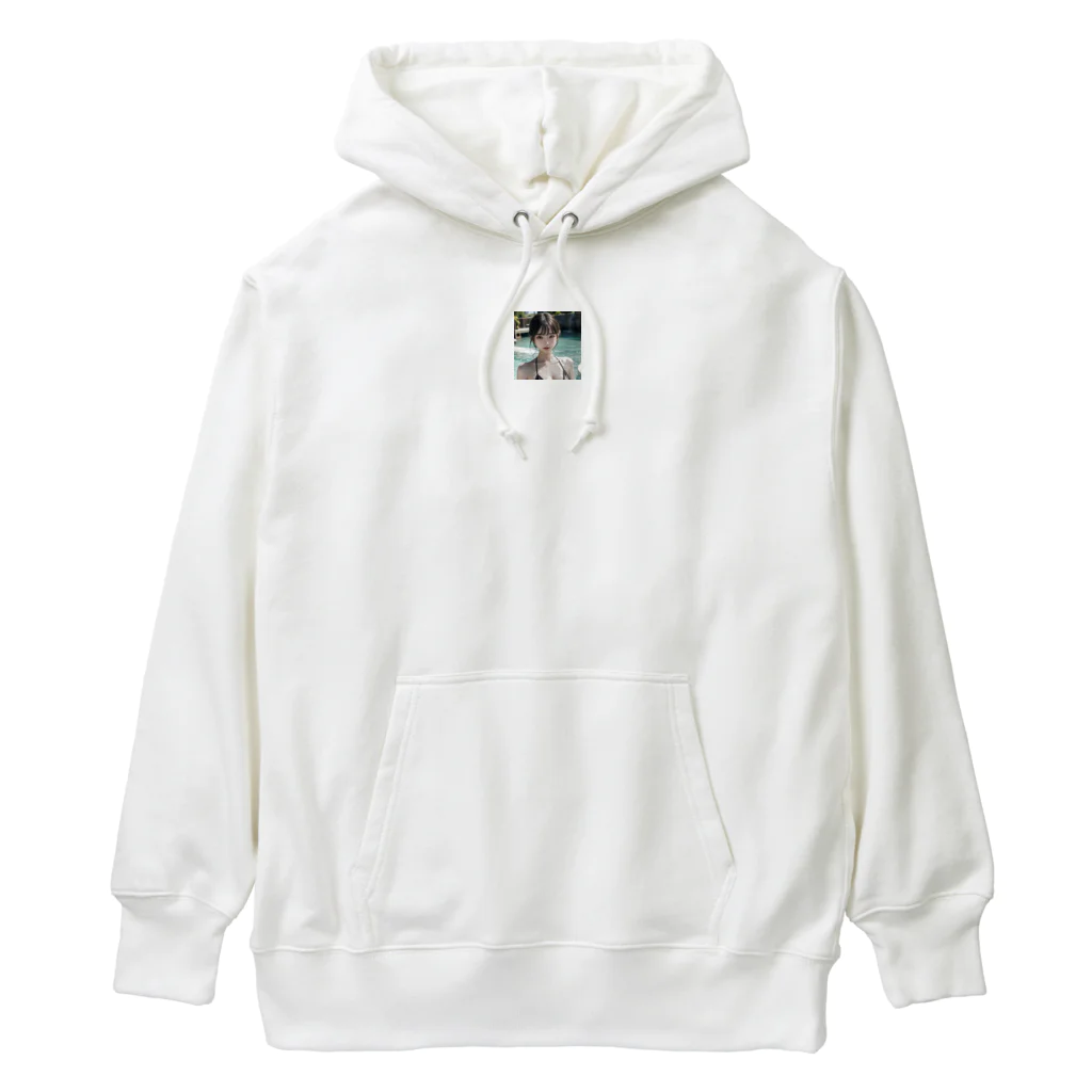 sounya sounyaのアジアンビューティー（黒ビキニ） Heavyweight Hoodie