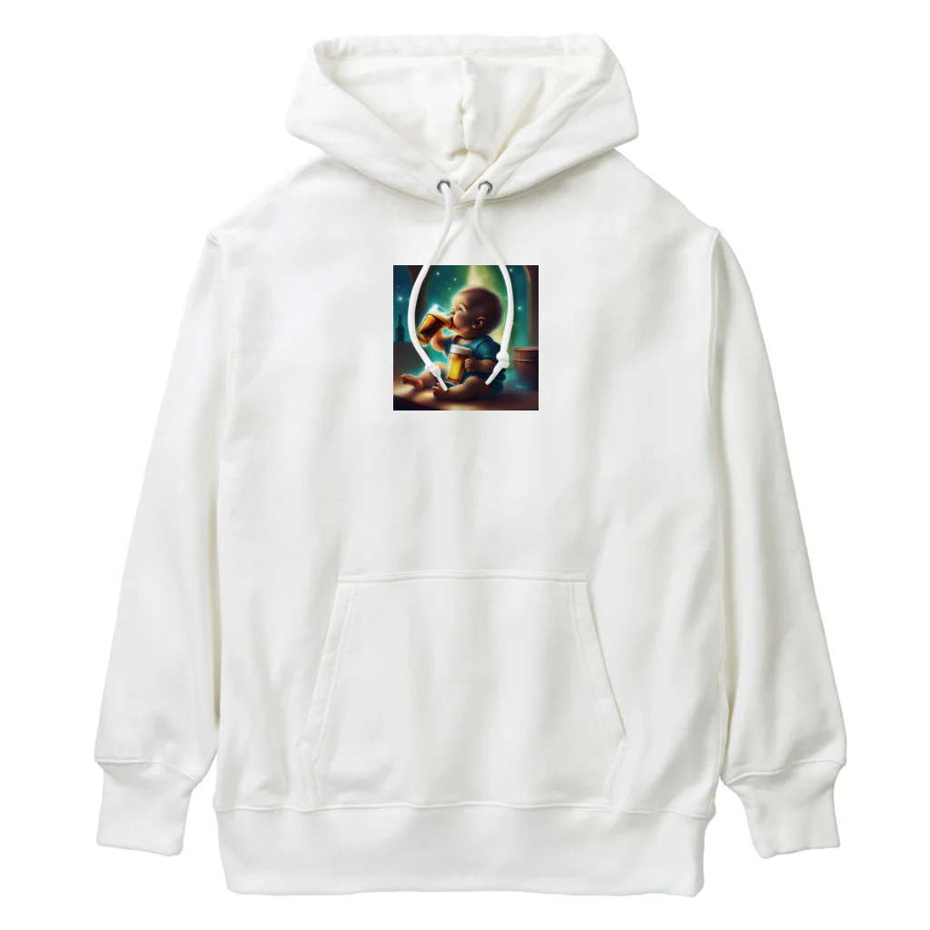 Baby smokerのBaby beer Heavyweight Hoodie