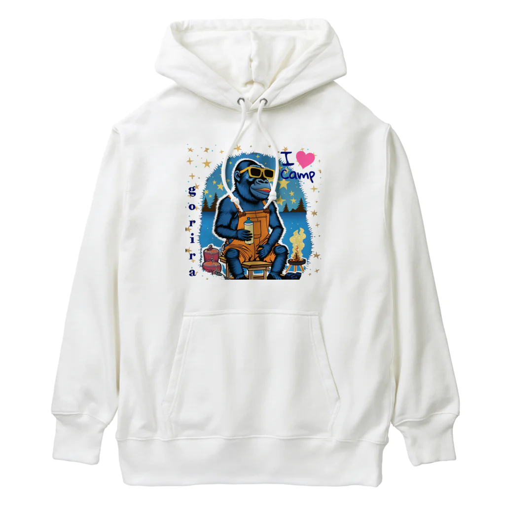 Curiosity＋のI❤️Camp ごりら Heavyweight Hoodie