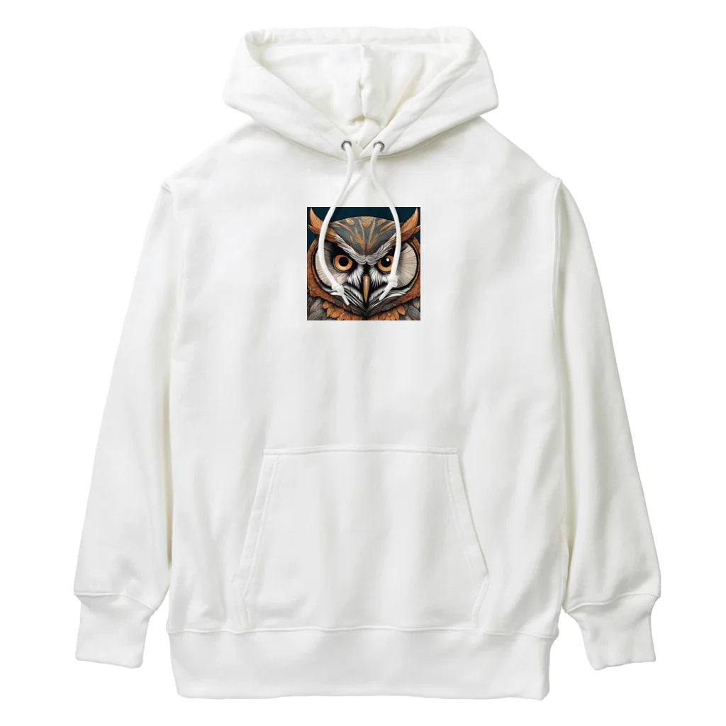 kstm_comのフクロウくんグッズ Heavyweight Hoodie