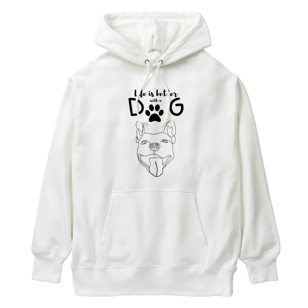 CHARONの犬との暮らし Heavyweight Hoodie