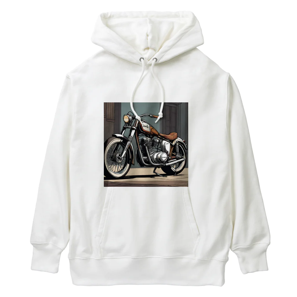 MORIXのクラッシクなバイクのグッツ Heavyweight Hoodie