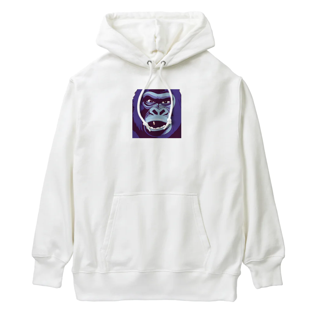 tatusiku-shopのガチギレごりら Heavyweight Hoodie