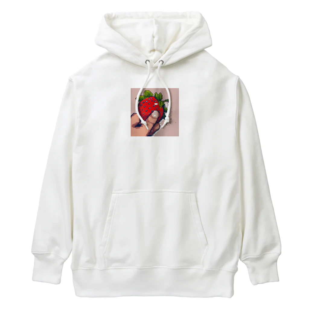 konkaiのドット絵大粒いちご Heavyweight Hoodie