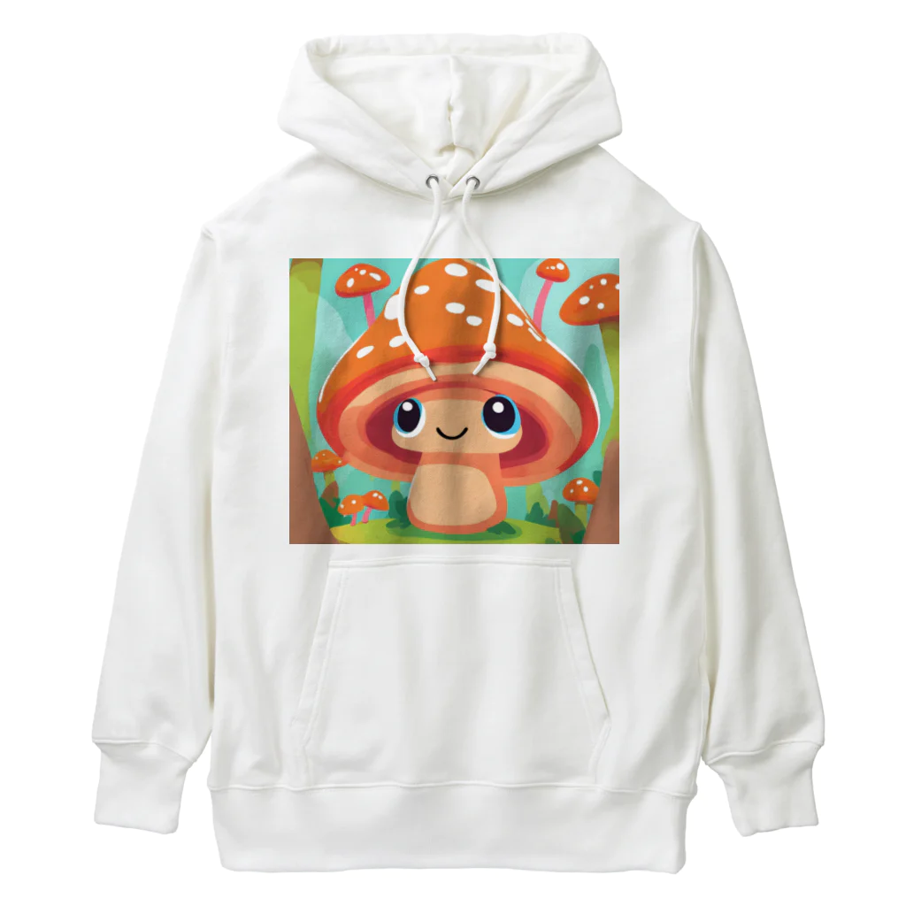 fukuzahのキノコちゃん Heavyweight Hoodie