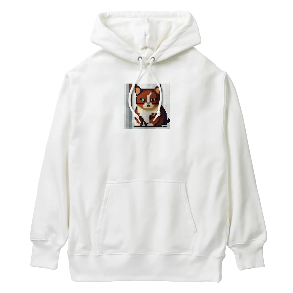 kindonesiaのドット絵のマンチカン Heavyweight Hoodie