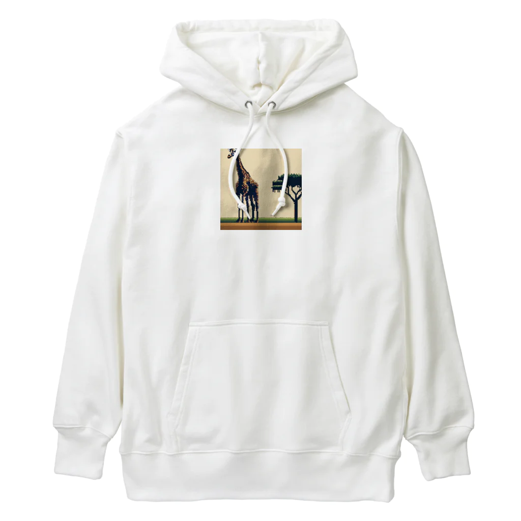 ほっこりグッズBASEのキリンさん Heavyweight Hoodie