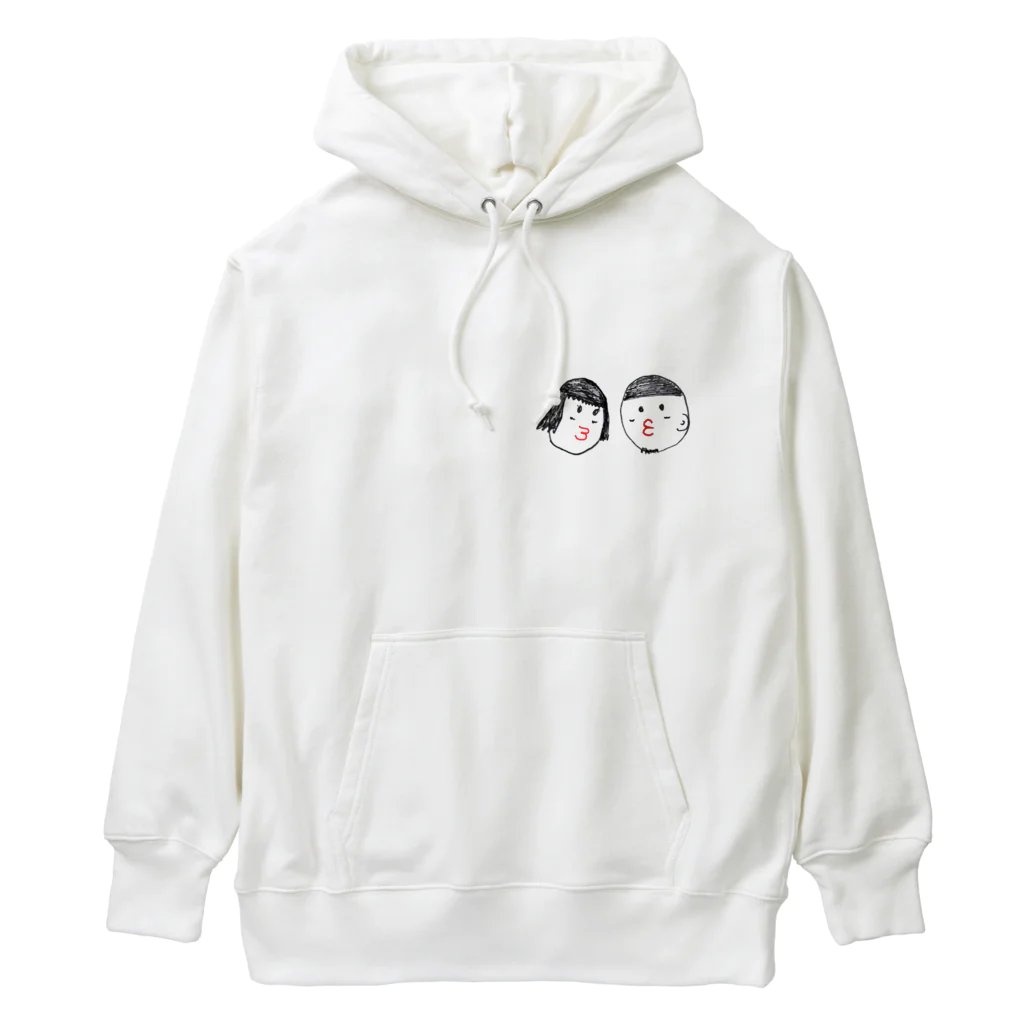 TakuP（たくぴ）のしゅむしゅむ君としゅむしゅむちゃん Heavyweight Hoodie