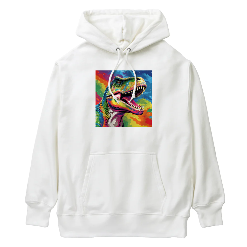 からふるビンテージWORLDのビビッド・ヴィンテージ・ティラノ Heavyweight Hoodie