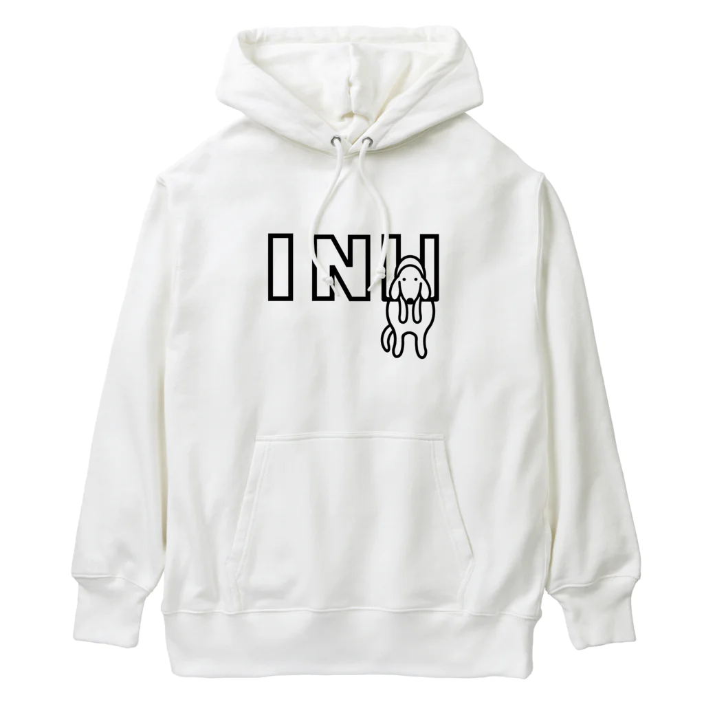 ぽぴーぴぽーの挟まるINU Heavyweight Hoodie